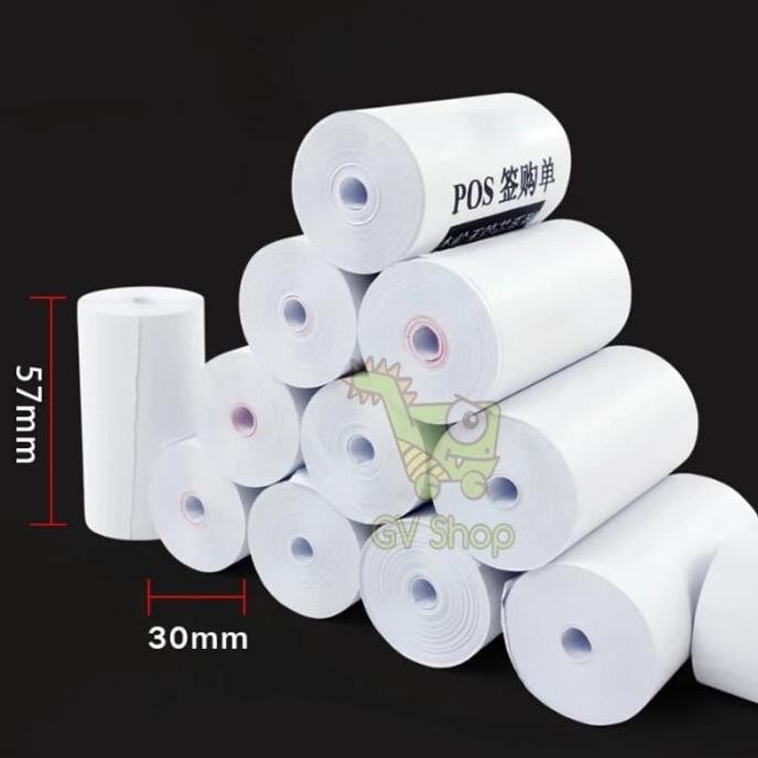 

Kertas Printer Thermal Kertas Struk Kasir 58X30Mm Isi 100 Roll Original Dan Terpercaya