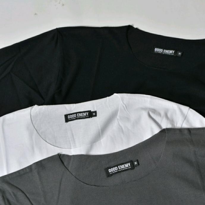 T-SHIRT RAW UNFINISHED - TANPA KERAH KAOS POLOS PRIA LENGAN PENDEK