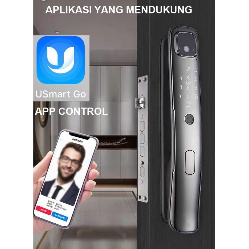 Kunci Sidik Jari / Smart Door Fingerprint / Kunci Pintu Digital