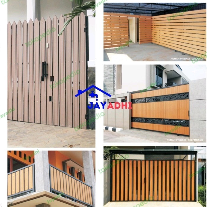 ~~~~~] WPC Panel Papan Pagar Kayu Komposit Plastic Composit KA