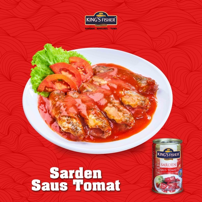 

Paket 1 Dus 50Pc King'S Fisher Sarden Saus Tomat Makanan Kaleng 155G Terbaik