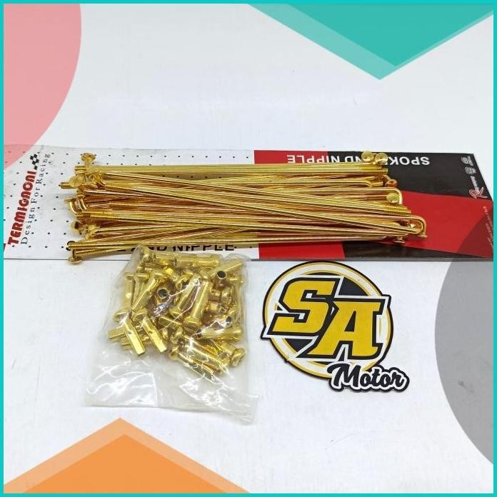 JARI JARI RUJI DEPAN GOLD CAKRAM SUPRA X125 KARISMA JUPITER Z 9X164 1