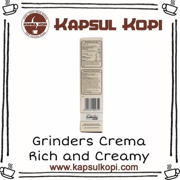 

Kapsulkopi Grinders Crema Rich & Creamy 80G Cbtl Caffitaly Compatible