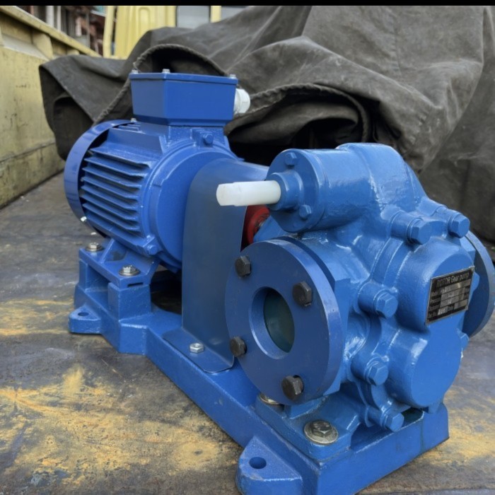 

newgan!! Gear Pump ROTOR RK.200 Pompa Oli Solar + Motor 4kw 5,5hp 380v