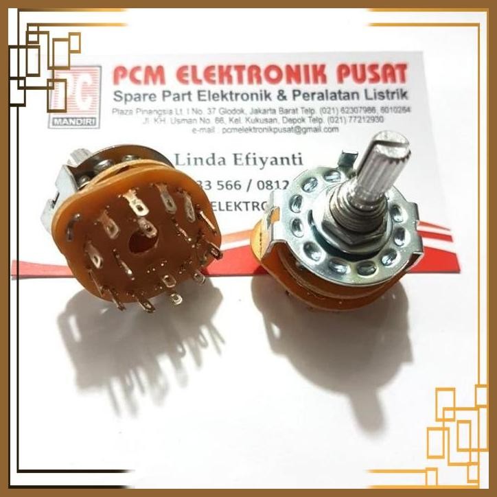 [PCM] SELECTOR ROTARY SWITCH 4 POLE 3 POSISI atau 4X3