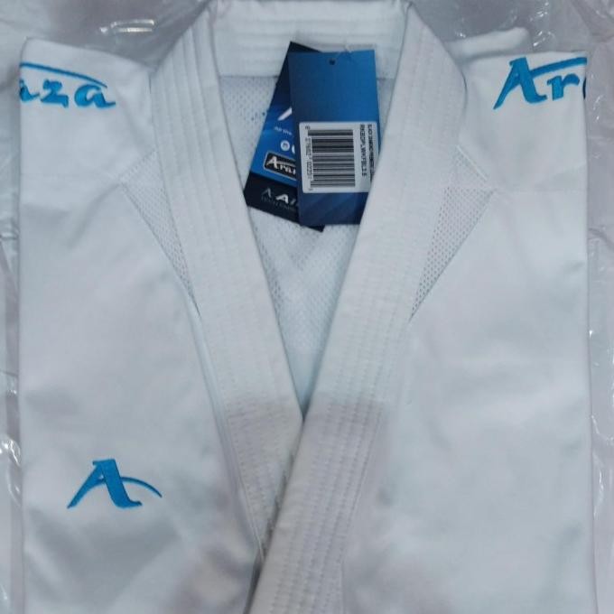 Baju Karate Seragam Arawaza Kata Black Diamond Aka Ao Premier League !! Ready