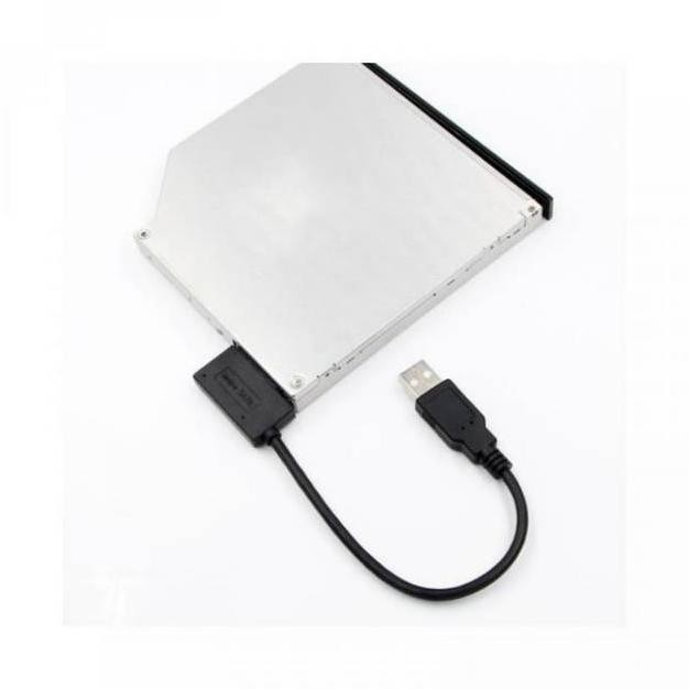 Termurah Kabel Dvd Laptop Internal Jadi Eksternal Cd Rom Konverter Usb Sata 7+6