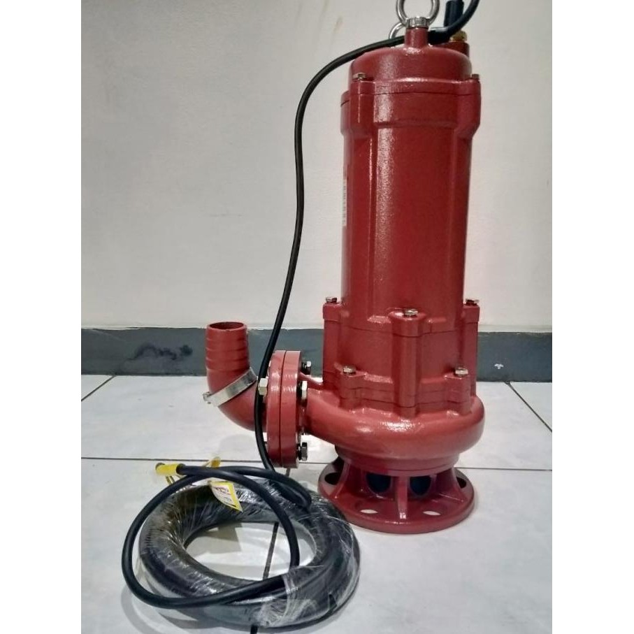 Mesin Pompa Air Pompa Celup Air Kotor Submersible 4Inc Banjir Maxpump  Ready