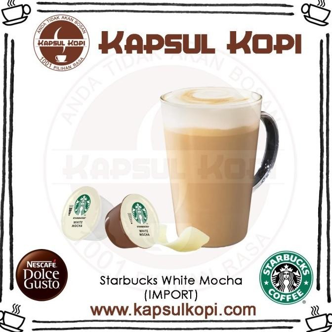 

Paket 6 Kapsulkopi Starbucks White Mocha Nescafe Dolce Gusto Impor