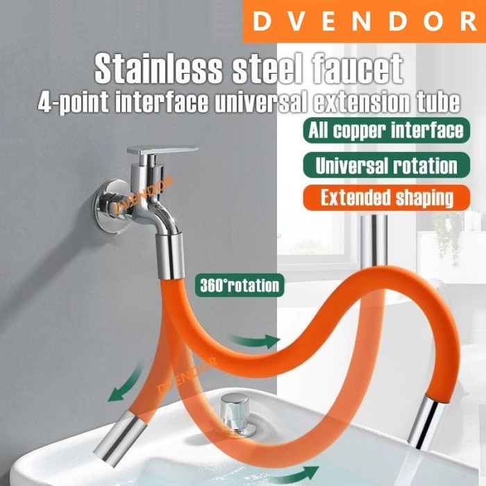 Sambungan Kran Air Angsa Fleksible Selang Extender Keran Flexible Hose