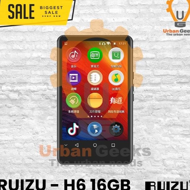 Ruizu H6 Android Wifi Mp3 Player With Bluetooth 5.0 Touch Screen