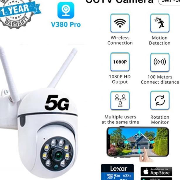Ip Camera Wifi Cctv V380 Pro Hd 1080P Y33 Wireless Ip Outdoor Kamera Cctv Ptz Indoor