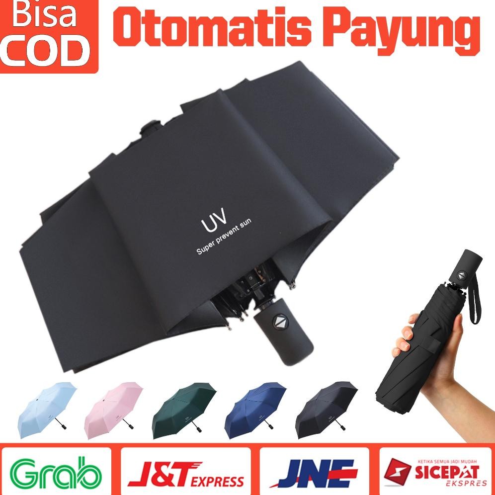 Vm - Payung Lipat Otomatis Anti Uv / Payung Jumbo Besar Premium Quality