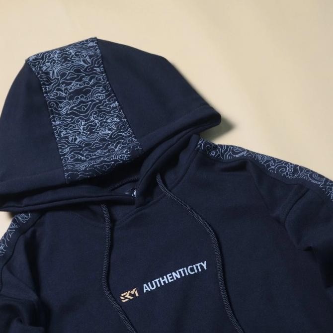 SWEATER HOODIE SKM AUTHENTICITY MOTIF BATIK ORIGINAL BRAND LOCAL