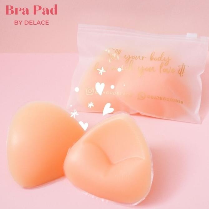 NIPPIE BRA PAD Delace Silicone Bra Pads Push Up Padding lj