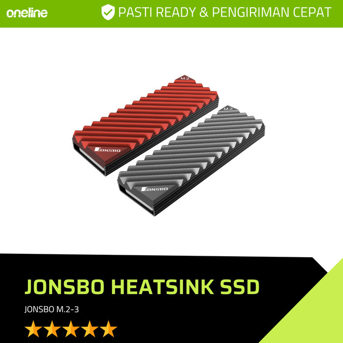 JONSBO M.2-3 SSD NVMe M.2 Heatsink Cooling pendingin untuk SSD NVMe M.2
