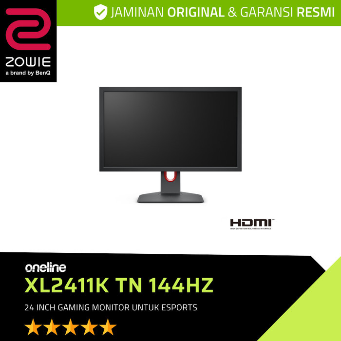 Monitor Gaming BenQ ZOWIE XL2411K 24 inch 144Hz 1ms Dynamic Accuracy