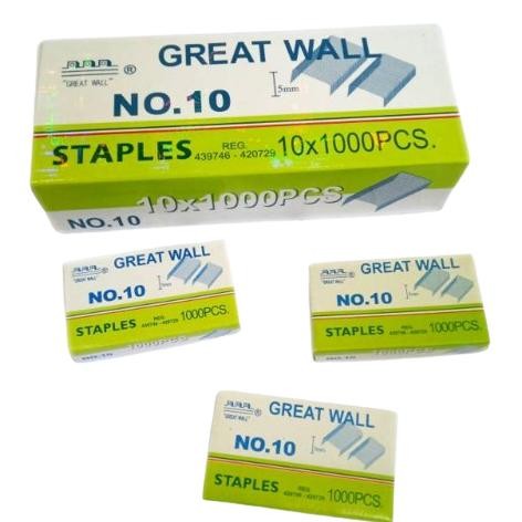 

Trend Isi Staples Great Wall No.10 Original (1 Pak Isi 10 Box) Trend