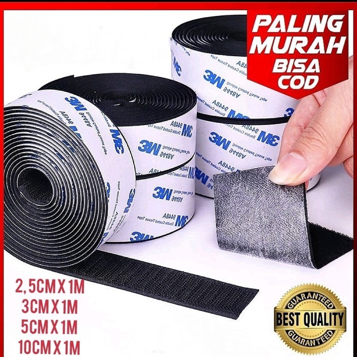 

SIAP KIRIM PEREKAT STRAP ADHESIVE DUA SISI 2,5CM 3CM 5CM 10CM PER METER