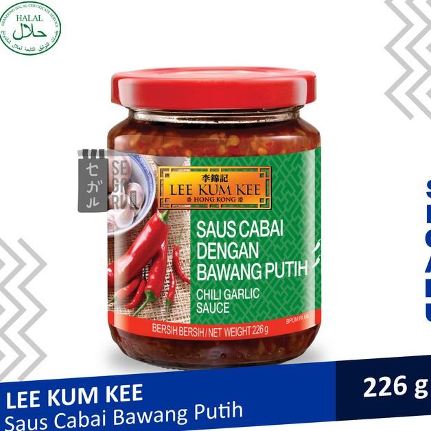 

Lee Kum Kee Saus Cabai Chili Oil / Garlic Sauce / Toban Djan Halal