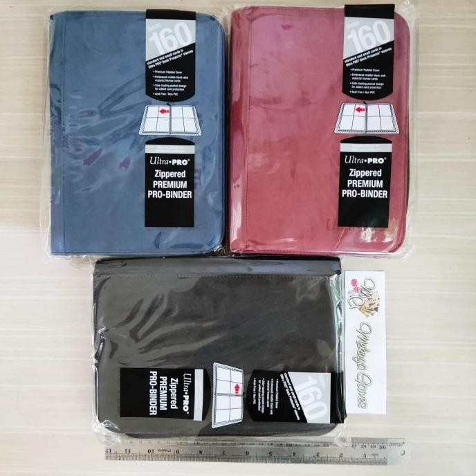 

TERLARIS - Ultra Pro Suede A5 Zippered 4-Pocket Premium PRO-BINDER 160 Ritsleting