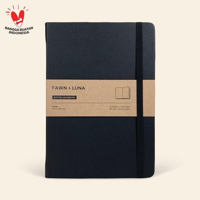 

Sale Notebook / Journal A5 Large - Pebble Black - Buku Jurnal / Agenda