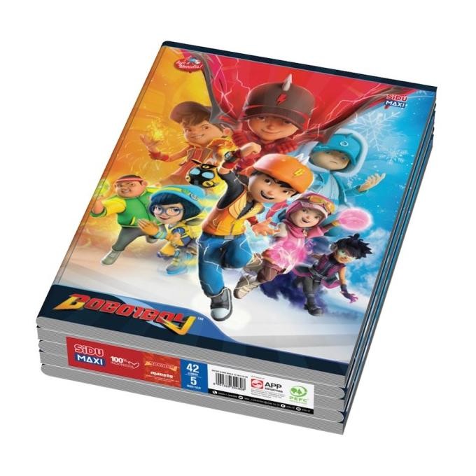 

Sale T1. Maxi Buku Tulis Boboiboy 42 Lr | Buku Besar | Buku Lucu - 5 Buku