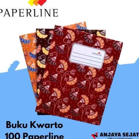 

Sale Buku Kwarto / Quarto | Buku Hard Cover Kuarto 100 Paperline | Perpack