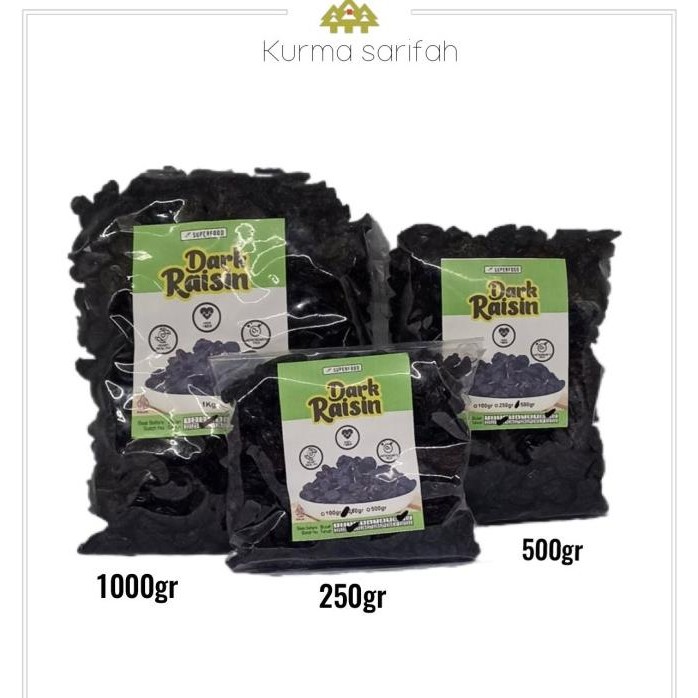 

Kiss_Hitam/Dark Raisin(Kiss Organic)_1Kg Oleh" Haji & Umroh