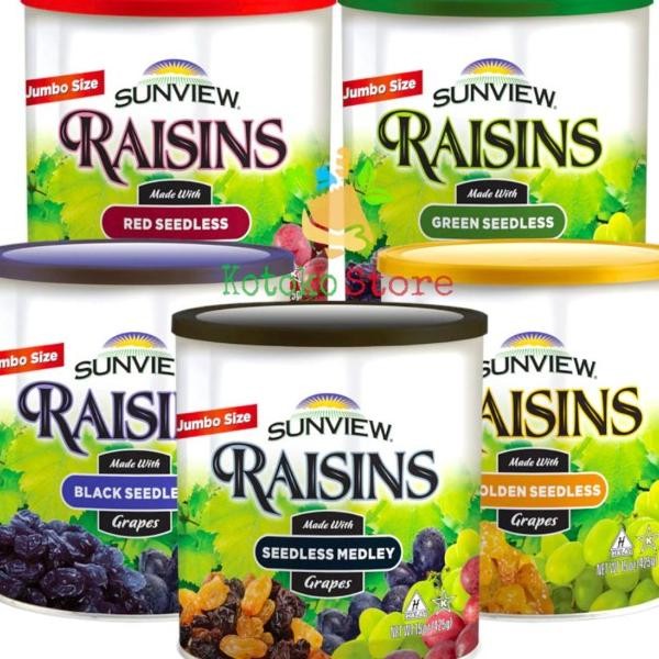 

Sunview Raisins / Kiss Bla Medley Golden Red Green 425Gr