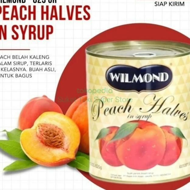 

Wilmond Peach In Syrup Haes 825Gr Buah Persik Kaleng