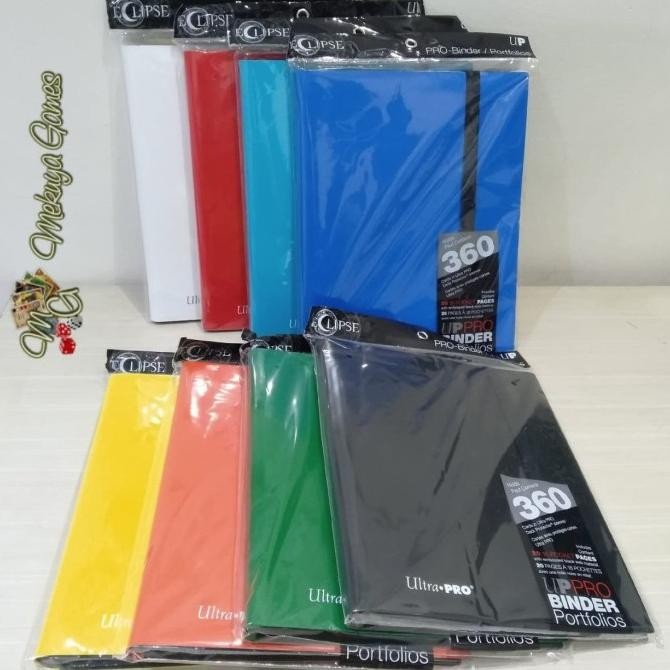 

TERMURAH - Ultra Pro Eclipse 9-Pocket PRO-Binder-Jet Black Buku Sleeves 360 Kartu