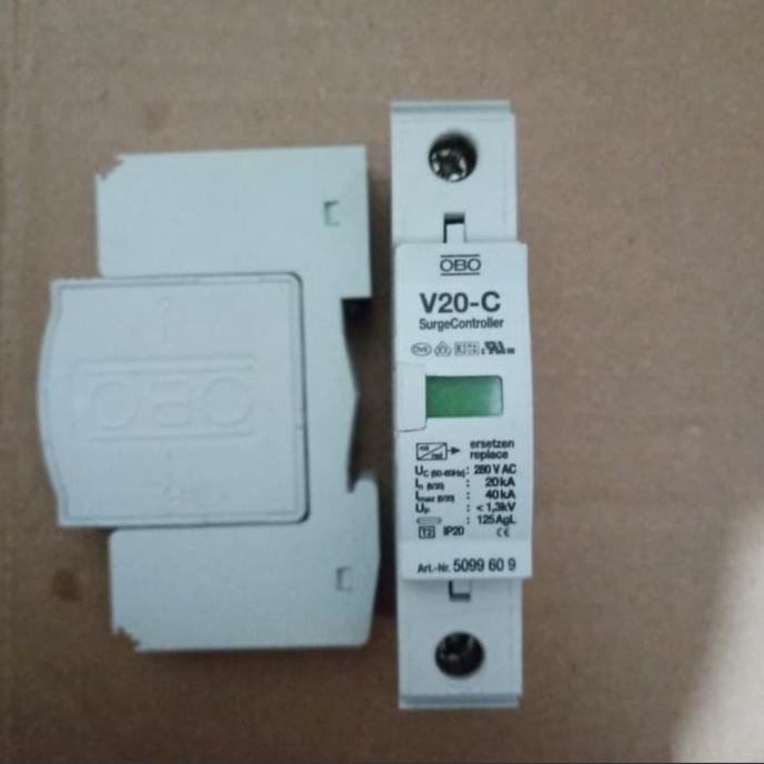 Bagus | Berkualitas Surge Arrester Obo V20 1P 220V