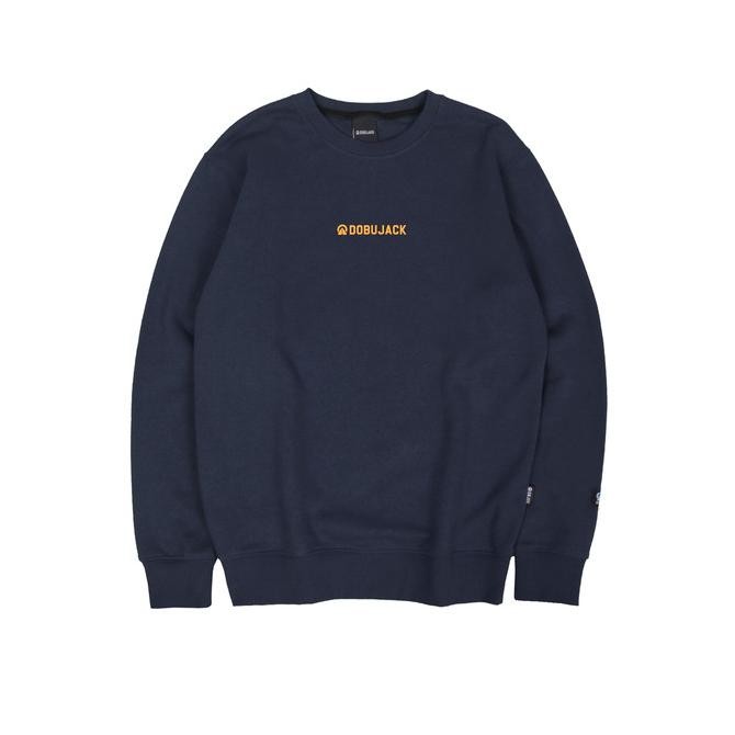 DOBUJACK SWEATER LITTLE LOGO NAVY CREWNECK