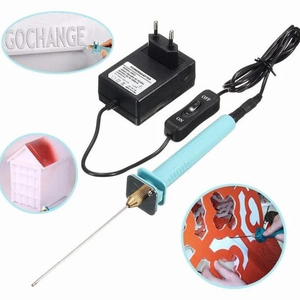 

HOT SALE Cotten Solder Alat Pemotong Busa Gabus Styrofoam Spons Cutter Elektrik