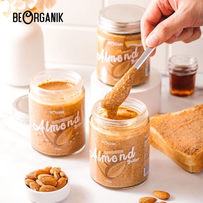 

BEORGANIK ROASTED ALMOND BUTTER / SELAI ALMOND 260GR (UNSWEETENED,