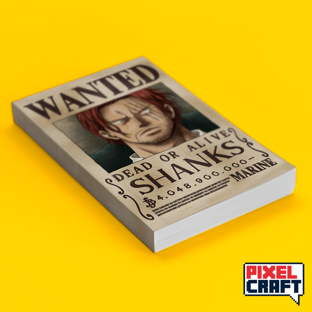 

Pocket Note Anime ONE PIECE Softcover A6 Motif Bounty Shanks