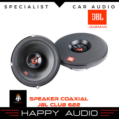 Promo 1 Set Speaker Coaxial Jbl Club 622 6.5 Inch Mid Bass Built In Tweeter
