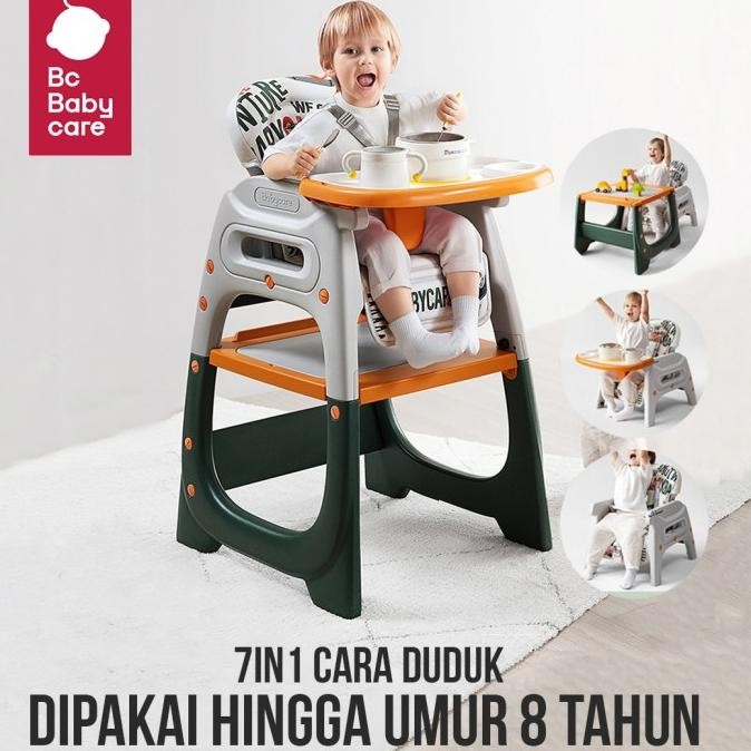 BC BABYCARE KURSI MAKAN BAYI PORTABLE BABY HIGH CHAIR MEJA LIPAT