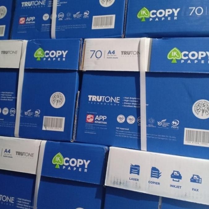 

TERLARIS - Kertas merk IK copy paper A4 70 gram (1 dus)