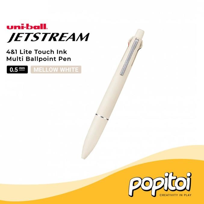 

TERBARU - Uniball Jetstream 4&1 Lite Touch Ink Multi Ballpoint Pen 0.5 mm Pulpen Warna Warni Uni Ball