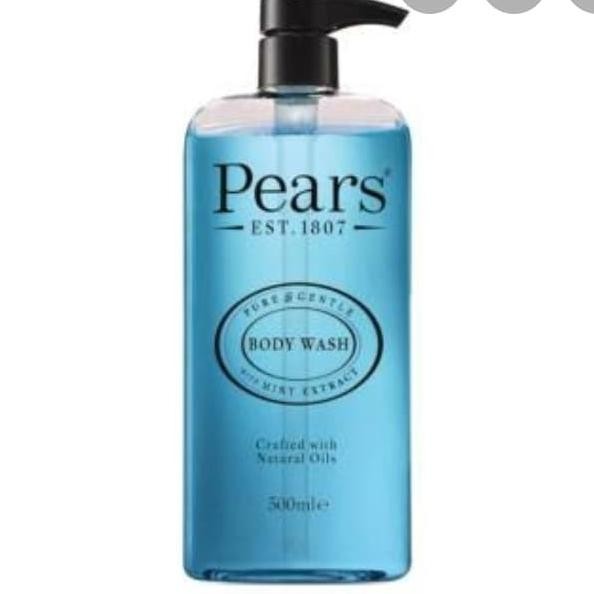 TERMURAH - PEARS BODY WASH PURE & GENTLE With Extract Mint 500ml