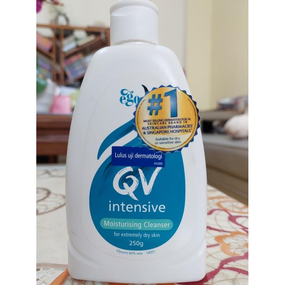 TERLARIS - QV Intensive Moisturising Cleanser 250 g body wash, Original AUSI