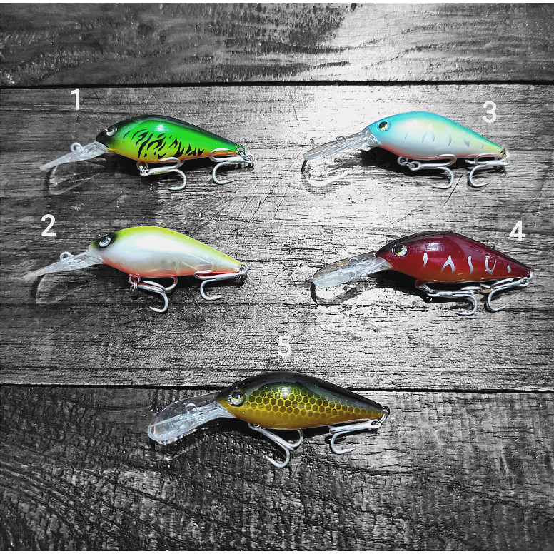 Umpan Pancing Crank bait Floating 8cm 8gr Lure Casting Muara Laut