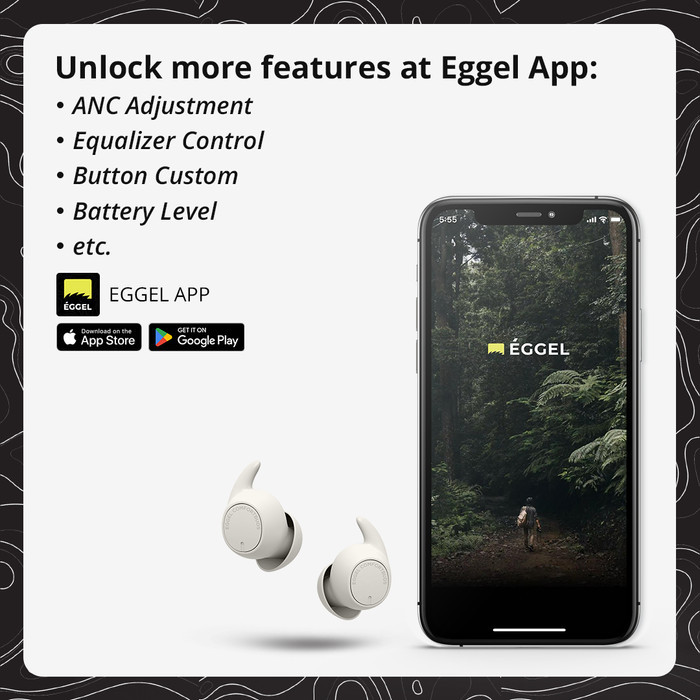 Eggel ComfortBuds Sleep + TWS Bluetooth Earphone with ANC, ENC, Gaming