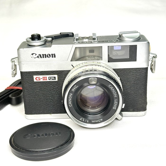 Canonet QL17 Giii kamera analog rangefinder 35mm, Very Good Conditions