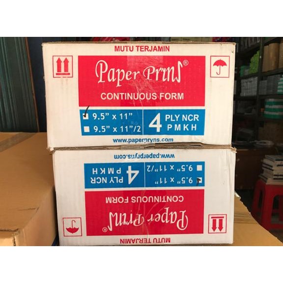 

BEBAS ONGKIR - paper print continuous form 9.5 x 11 4 ply kertas continuous