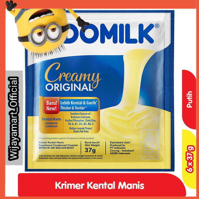 

Indomilk Krimer Kental Manis Putih 6 x 37 g
