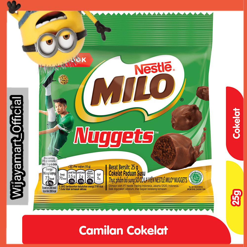 

Milo Nuggets Cokelat 25 g