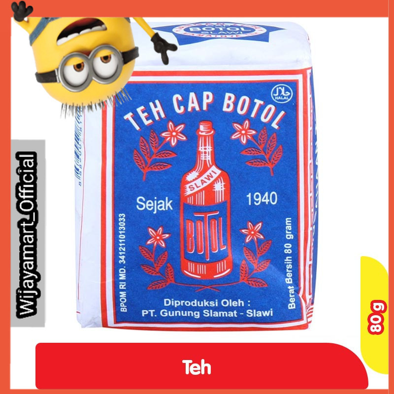 

Teh Cap Botol Tubruk 80 g